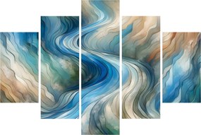 Tablou - Curent abstract (150x105 cm)