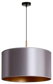 Duolla - Lustră pe cablu CANNES 1xE27/15W/230V d. 45 cm argintie/cupru