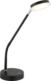 Globo 58504TS - Lampă de masă LED tactilă dimabilă SILVIO LED/6,5W/230V neagră