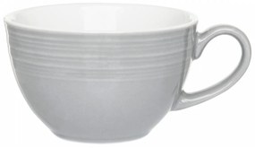 Set servire ceai sau cafea, 12 piese, 6 persoane, gri, Linea