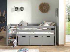 PINO SET DE 3 SERTARE PENTRU Pat copii MATRIMONIAL H85CM GRI