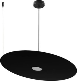 Candelabru suspendat pe cablu PIATTO 1xGX53/15W/230V, diametru 55 cm, negru