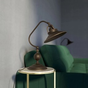 Lampa de masa stil industrial din alama personalizabila Alice