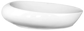 Lavoar pe blat, Fluminia, Egg Maxi, oval, 66 x 46 cm, alb