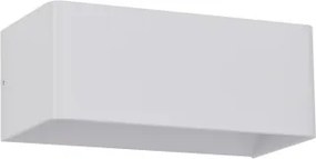 Brilagi - Aplică de perete pentru exterior DONNANI LED/7W/230V 20 cm alb IP44