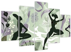 Tablou - Ilustrație de dansatori (150x105 cm)