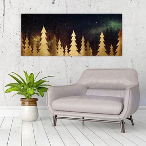 Tablou - Noapte de aur (120x50 cm)