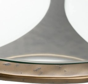 Masuta de cafea LUX din Aluminiu, Sticla, Cambronne 102cm