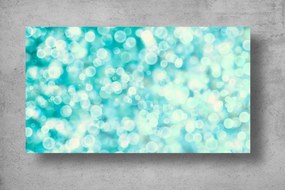 Tapet Premium Canvas - Bule transparente pe fundal bleu abstract