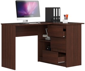 Masă PC de colț Bodhi (wenge) (D). 1068795