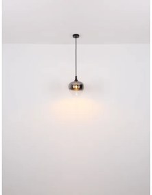 Lustră pe cablu MAXY 1xE27/60W/230V negru Globo 15548H1