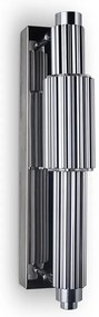 Aplica LED de perete design modern Verticale crom