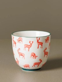 Set 4 cani din ceramica, cu motive de iarna, Givra