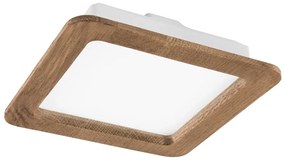 Corp de iluminat LED încastrat WOODY SPOT LED/17W/230V 3000K nuc 18,5x18,5 cm