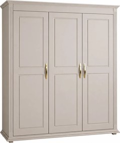 Dulap lemn masiv Carlo 3 Uși, 172.1 × 61.1 × 210 cm - Fara oglinda