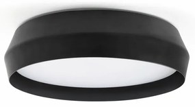 Lustra / Plafoniera LED design modern slim SHOKU 35cm negru