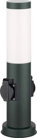 Brilagi Lampă de exterior NOVA cu 2 prize SCHUKO, 1xE27/15W/230V, 40 cm, IP44, antracit
