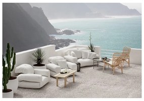 Canapea extensibilă adecvată pentru exterior Karup Design Design OUT™ Hippo Beige, bej