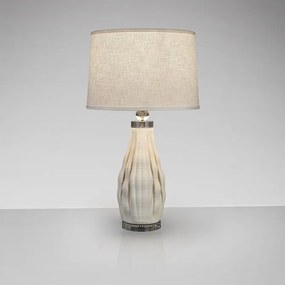 Lampa de masa din ceramica imprimata 3D Tessa