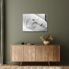 Tablou - Buddha alb (70x50 cm)
