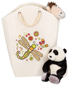 Coș de rufe din material textil 58 l Rollin'Art Libelle – Wenko