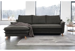 Colțar gri închis extensibil (cu colț pe partea stângă ) Charming Charlie – Miuform