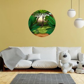 PIPPER. Autocolant circular de perete „Jungla” mărimea: 60cm