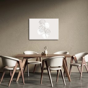 Tablou - Linia de artă monstera N⁰3 (70x50 cm)