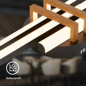 Brilo - Plafonieră LED TINKA LED/21W/230V 3000K negru