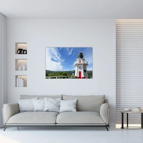 Tablou cu farurile Akaroa, Nooua Zeelanda (90x60 cm)