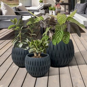 Set de 3 jardiniere decorative Yuca