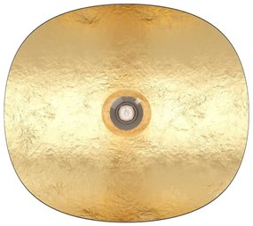 Plafonieră Eglo 390391 SACEDA 1xE27/40W/230V negru/auriu