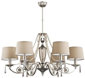 Candelabru 6 brate design clasic cristal Asfour Monza