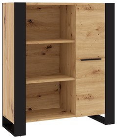 Raft Nulakka J (Stejar artisan + negru mat). 1124854