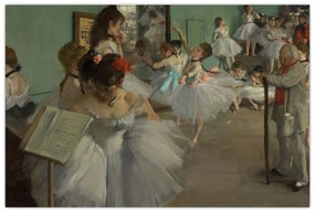 Tablou - Edgar Degas, The Dance Class, reproducere (90x60 cm)