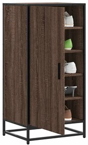 vidaXL Suport pantofi Stejar maro 48x38x97,5 cm Lemn prelucrat