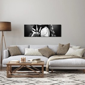 Tablou - Femeia minunată (cu ceas) (90x30 cm)