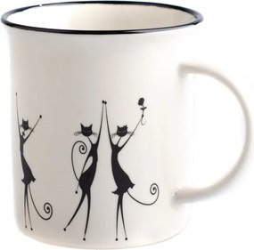 Cană din porțelan Dakls Cats Kristy, 310 ml
