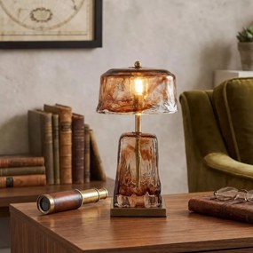 Veioza, Lampa de masa moderna Brown Milky
