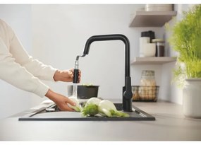 GROHE 306312430 - Baterie pentru chiuvetă QUICKFIX START, 362 mm, neagră