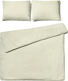 Lenjerie de pat din bumbac CALMORA crem verde Dimensiune lenjerie de pat: 2 buc 70 x 90 cm | 200 x 220 cm