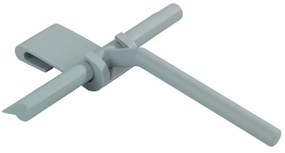 Racletă din silicon pentru duș Wenko Mola, gri