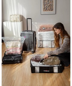 Cutie de depozitare cu vid pentru haine Compactor Black, 145 l