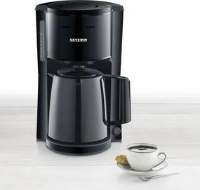 Severin KA 9306 - Cafetieră cu carafă termică 1 l 1000W/230V neagră