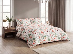 Lenjerie de pat din microfibra FESTIVE MAGIC alba Dimensiune lenjerie de pat: 2 buc 70 x 90 cm | 200 x 220 cm