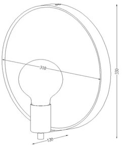 Aplică cu oglindă Lucide 36213/31/30 REFLEX 1xE27/25W/230V negru