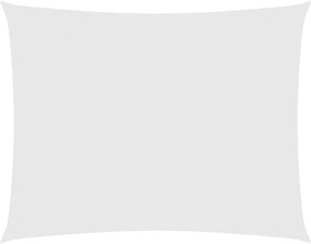 vidaXL Pânză parasolar, alb, 3x4 m, țesătură oxford, dreptunghiular
