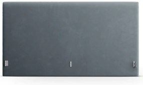 Tăblie de pat albastru-deschis tapițată 210,5x100 cm Remo – Micadoni