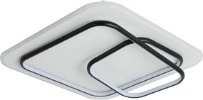 Brilagi - Plafonieră LED dimabilă FLARE LED/81W/230V 50x50 cm alb/negru + telecomandă