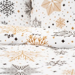 Lenjerie de pat din microflanel 4Home Golden Frost, 140 x 200 cm, 70 x 90 cm
